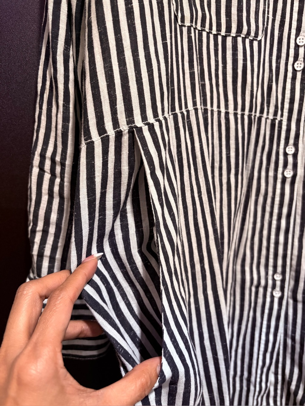 Free People Shirt Dress - Picture 9 of 9